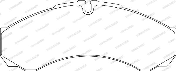 Wagner WBP29121A - Brake Pad Set, disc brake www.autospares.lv