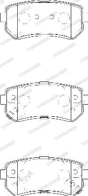 Wagner WBP24949A - Brake Pad Set, disc brake www.autospares.lv