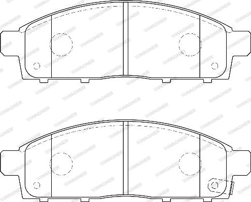 Wagner WBP24529A - Bremžu uzliku kompl., Disku bremzes www.autospares.lv