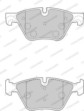 Wagner WBP24697A - Bremžu uzliku kompl., Disku bremzes autospares.lv