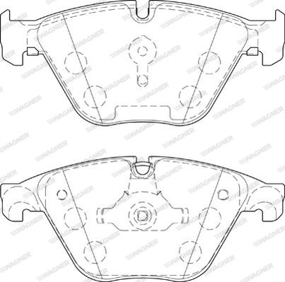 Wagner WBP24688A - Bremžu uzliku kompl., Disku bremzes www.autospares.lv