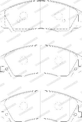 Wagner WBP24059A - Bremžu uzliku kompl., Disku bremzes www.autospares.lv