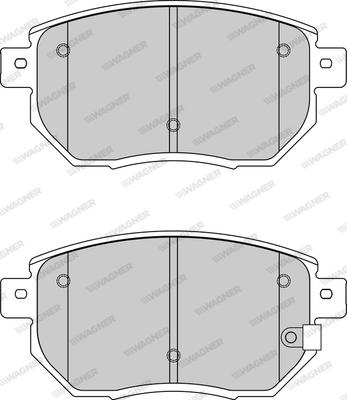 Wagner WBP24056A - Brake Pad Set, disc brake www.autospares.lv