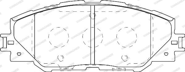 Wagner WBP24337A - Bremžu uzliku kompl., Disku bremzes www.autospares.lv