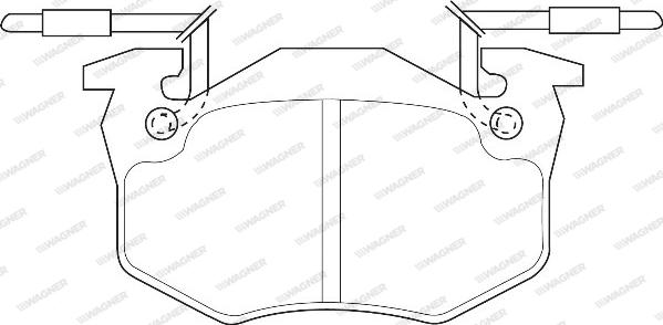 Wagner WBP20635A - Bremžu uzliku kompl., Disku bremzes www.autospares.lv