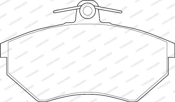 Wagner WBP20168A - Brake Pad Set, disc brake www.autospares.lv