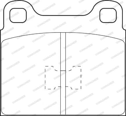 Wagner WBP20228A - Brake Pad Set, disc brake www.autospares.lv