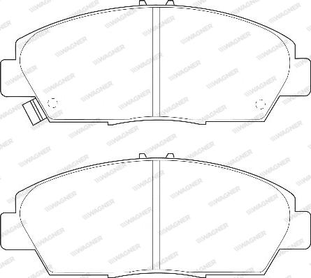 Wagner WBP21497A - Brake Pad Set, disc brake www.autospares.lv