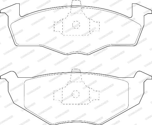 Wagner WBP21866C - Bremžu uzliku kompl., Disku bremzes www.autospares.lv