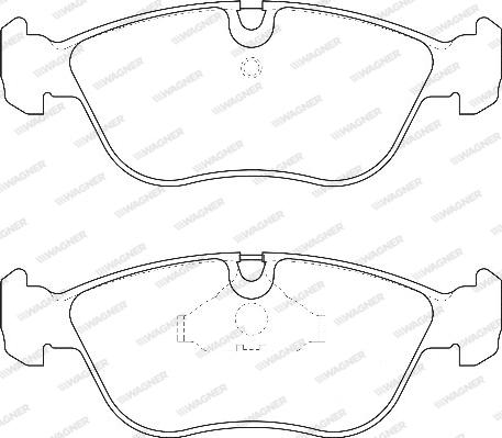 Wagner WBP21273A - Brake Pad Set, disc brake www.autospares.lv