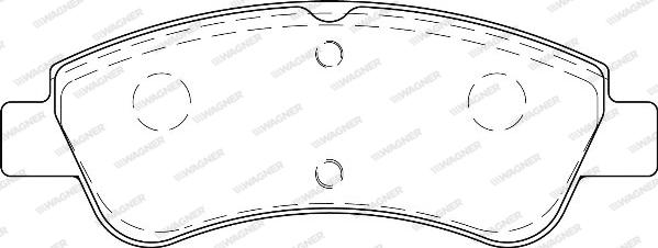 Wagner WBP23954A - Brake Pad Set, disc brake www.autospares.lv