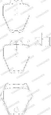 Wagner WBP23119A - Brake Pad Set, disc brake www.autospares.lv