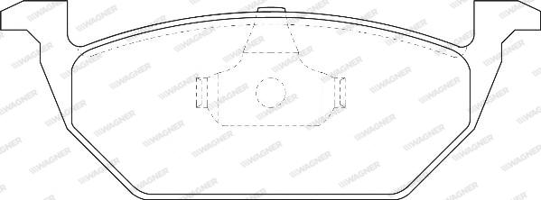 Wagner WBP23130B - Bremžu uzliku kompl., Disku bremzes www.autospares.lv