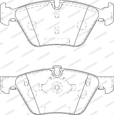 Wagner WBP23794A - Bremžu uzliku kompl., Disku bremzes www.autospares.lv