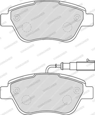 Wagner WBP23705C - Brake Pad Set, disc brake www.autospares.lv