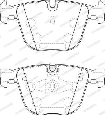 Wagner WBP23731A - Bremžu uzliku kompl., Disku bremzes www.autospares.lv