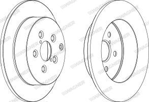 Wagner WGR1406-1 - Bremžu diski www.autospares.lv