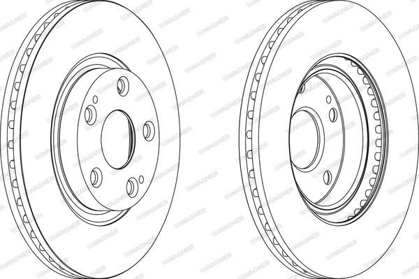 Wagner WGR1401-1 - Bremžu diski www.autospares.lv