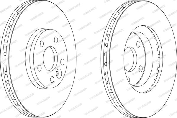 Wagner WGR1567-1 - Bremžu diski www.autospares.lv