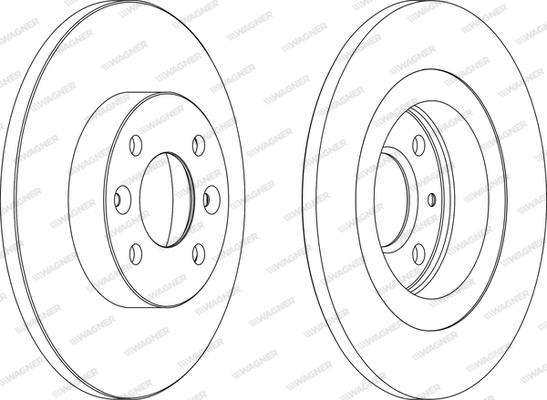 Wagner WGR1502-1 - Bremžu diski www.autospares.lv