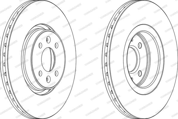 Wagner WGR1513-1 - Bremžu diski www.autospares.lv