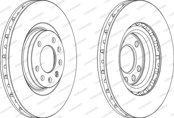 Wagner WGR1512-1 - Bremžu diski www.autospares.lv
