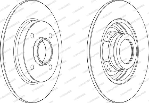Wagner WGR1523-1 - Bremžu diski www.autospares.lv