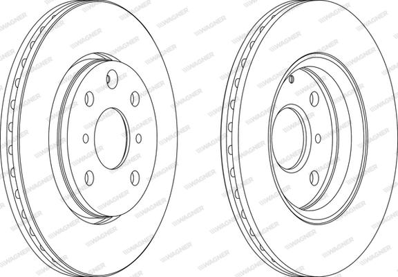 Wagner WGR1527-1 - Bremžu diski www.autospares.lv