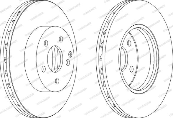 Wagner WGR1690-1 - Bremžu diski www.autospares.lv