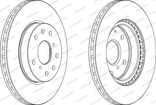 Wagner WGR1620-1 - Bremžu diski www.autospares.lv