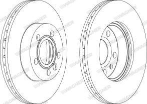 Wagner WGR1010-1 - Bremžu diski www.autospares.lv