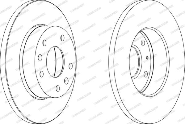 Wagner WGR1100-1 - Bremžu diski www.autospares.lv