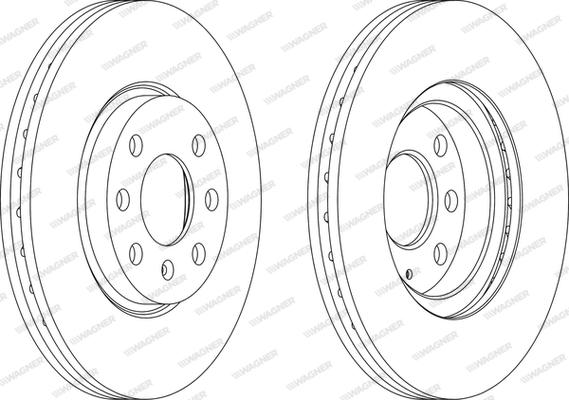 Wagner WGR1131-1 - Bremžu diski www.autospares.lv