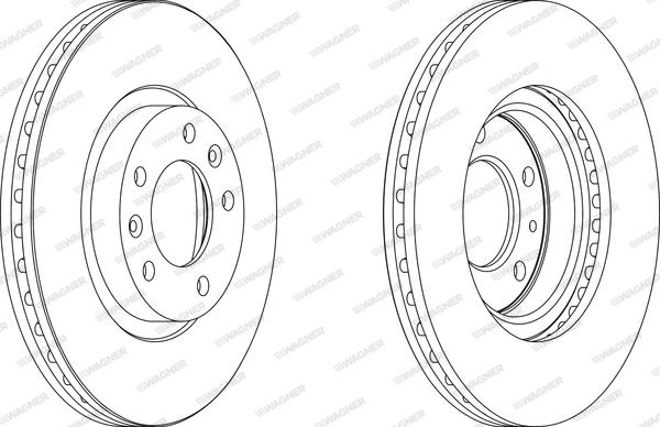 Wagner WGR1132-1 - Bremžu diski www.autospares.lv