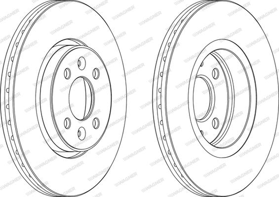 Wagner WGR1124-1 - Bremžu diski www.autospares.lv