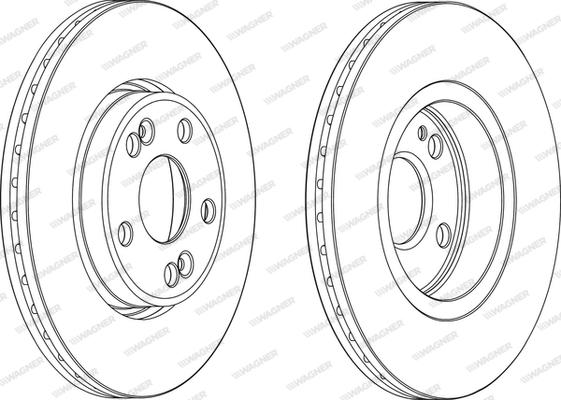 Wagner WGR1123-1 - Bremžu diski www.autospares.lv