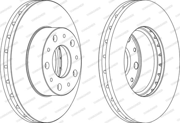 VAICO V24-80008 - Bremžu diski autospares.lv