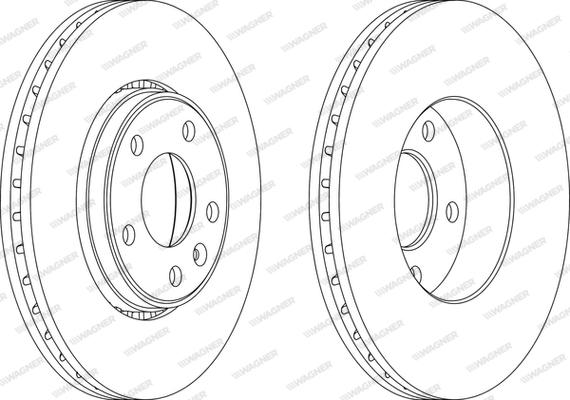 Wagner WGR1204-1 - Bremžu diski autospares.lv
