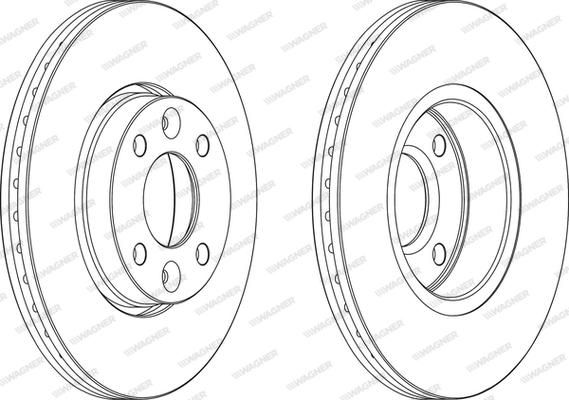 Wagner WGR1201-1 - Bremžu diski autospares.lv