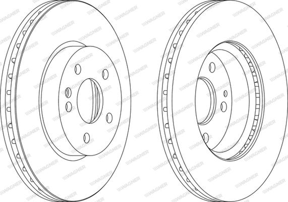 Wagner WGR1203-1 - Bremžu diski www.autospares.lv