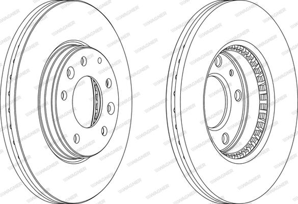 Wagner WGR1210-1 - Bremžu diski www.autospares.lv