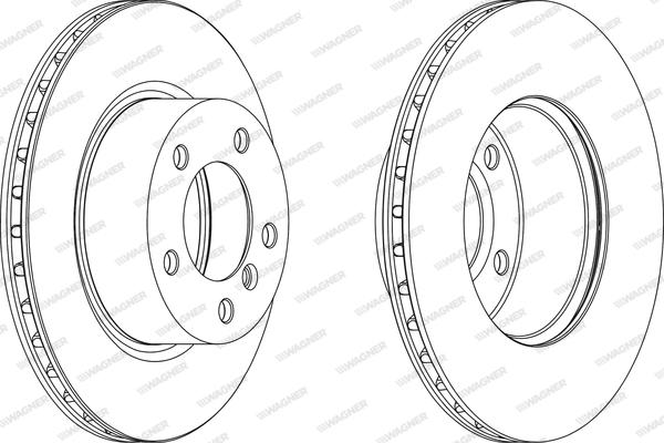 Wagner WGR1229-1 - Bremžu diski www.autospares.lv