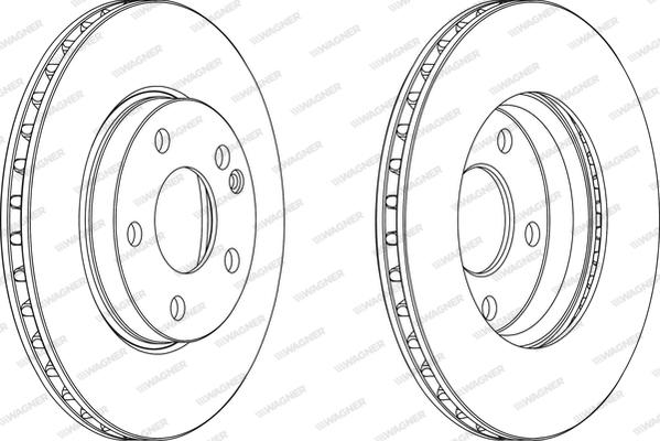 Wagner WGR1220-1 - Bremžu diski www.autospares.lv