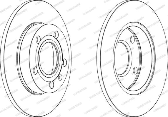 DJ Parts BD1905 - Bremžu diski www.autospares.lv