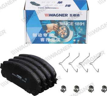 Wagner WZD1843-D - Bremžu uzliku kompl., Disku bremzes www.autospares.lv