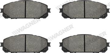 Wagner WZD1843-D - Bremžu uzliku kompl., Disku bremzes www.autospares.lv