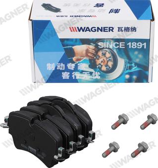 Wagner WZD1801-D - Bremžu uzliku kompl., Disku bremzes www.autospares.lv