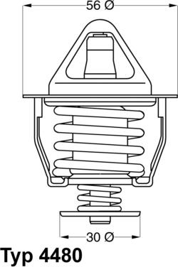 WAHLER 448082D - Termostats, Dzesēšanas šķidrums www.autospares.lv