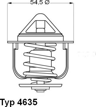 WAHLER 463576 - Термостат охлаждающей жидкости / корпус www.autospares.lv