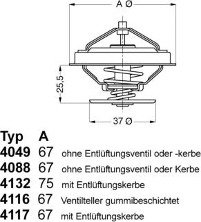 WAHLER 4116.87D1 - Термостат охлаждающей жидкости / корпус www.autospares.lv